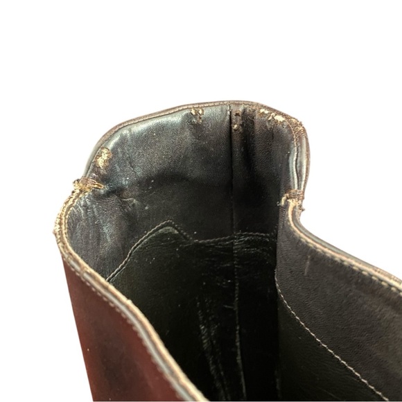 Vintage Rare 1999 Prada Brown Leather Harness Boots Size EU 40/US 9.5 - Picture 8 of 12